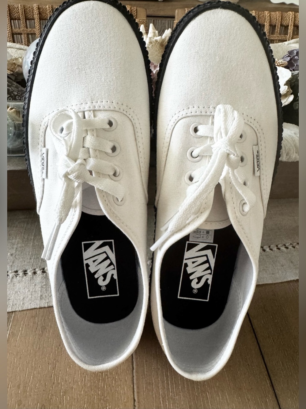Vans Authentic Creeper Shoe, White/Black, NWOT, Women’s Size 7.5 (EUR 38) - Picture 7 of 13